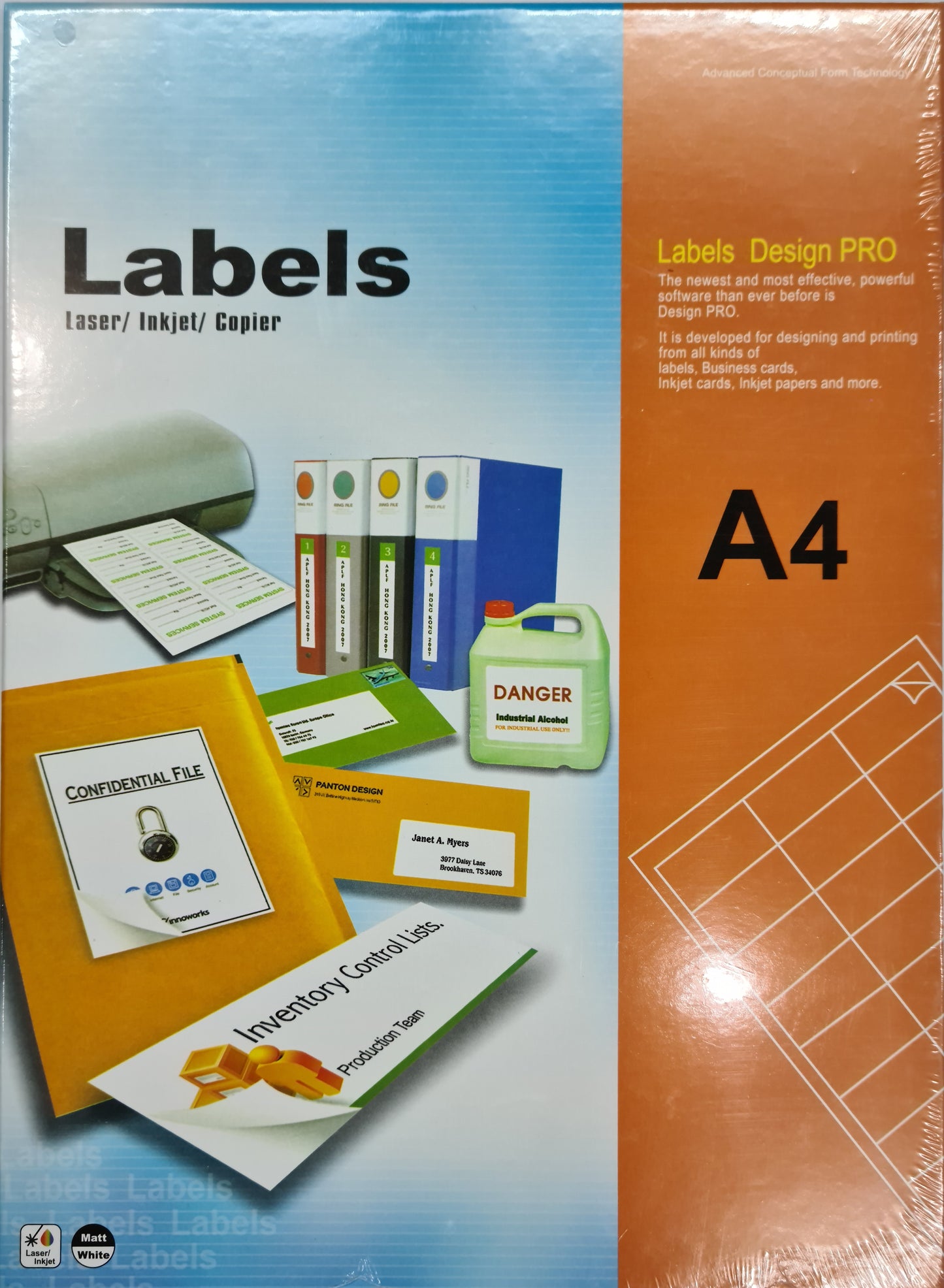 ALH LABEL STICKER (A4 SIZE)