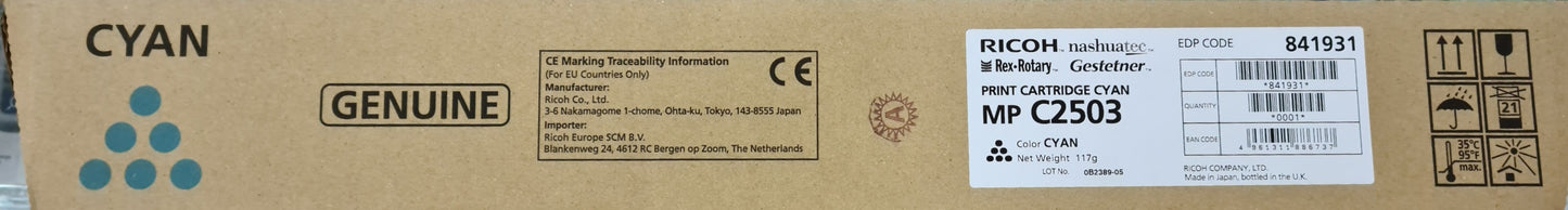 RICOH TONER (MPC 2503S/2003) COLOR