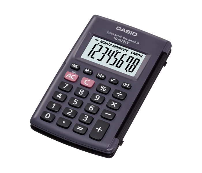 Casio Calculator HL 820LV-BK