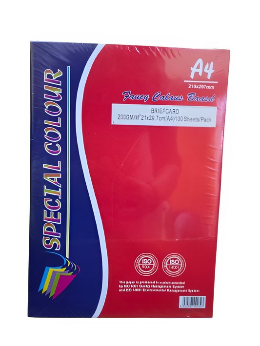 Special Colour Bristol Card 200 Gsm 100 Sheets