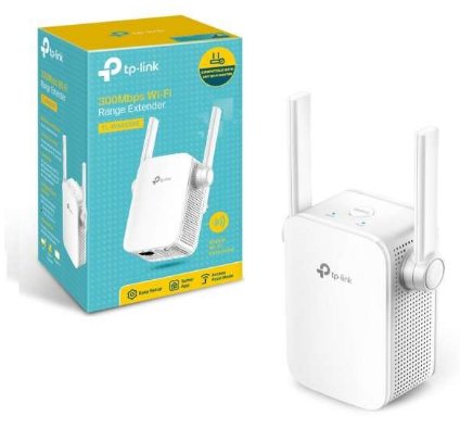 TP LINK WIFI RANGE EXTENDER N300 2X2 MIMO 300MBPS (2.4GHZ)