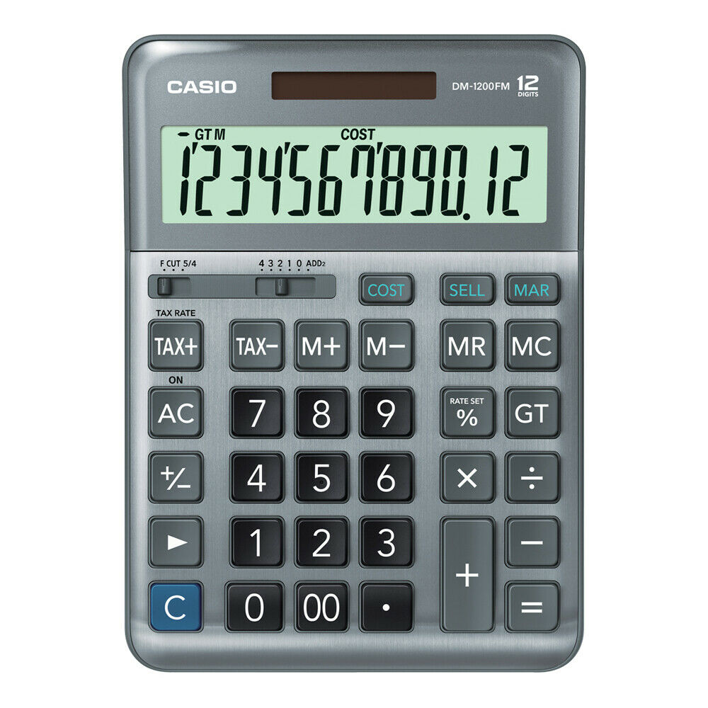 CASIO CALCULATOR DM-1200FM