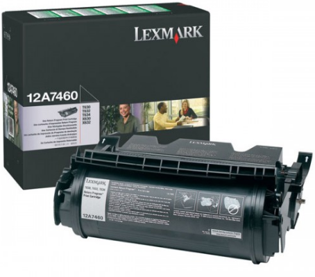 Lexmark 12A7460 Return Program Black Laser Toner Cartridge