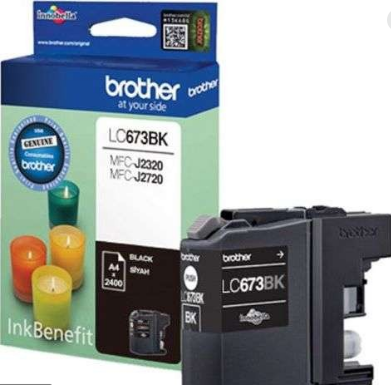 BROTHER INK CART (LC 673) BLACK