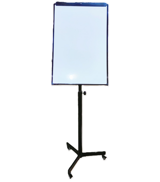 WHITE BOARD 60X90CM WHEEL TYPE WITH STAND