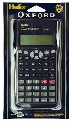 CASIO SCIENTIFIC CALCULATOR HELIX RC 2072