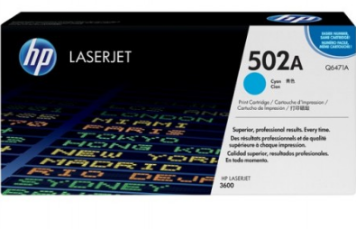 HP TONER Q 6471 (C),  Q 6472 (Y),  Q 6473 (M) (502 A)