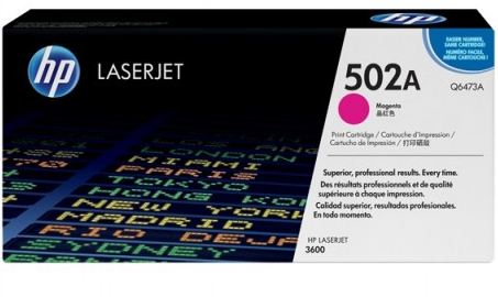 HP TONER Q 6471 (C),  Q 6472 (Y),  Q 6473 (M) (502 A)