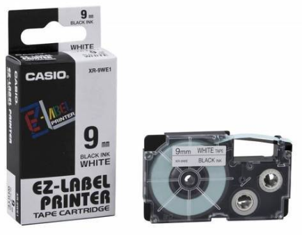 CASIO TAPE 6 MM BLACK ON WHITE