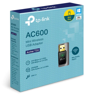 TP-Link AC600 Wireless Dual Band USB Adapter - Archer T2U