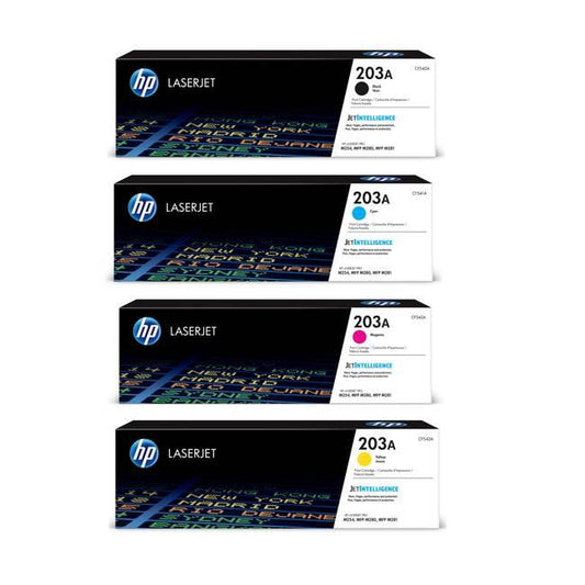 HP LASER JET TONER CF 540 (K) /CF 541 (C)/CF 542 (Y)/CF 523 (M) (203 A)