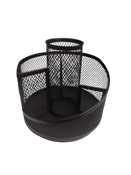 DESK ORGANISER METAL (WITH ROTATABLE BASE)