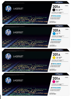 HP LASER JET TONER CF 400 (K) /CF 401 (C)/CF 402 (Y)/CF 403 (M) (201 A)