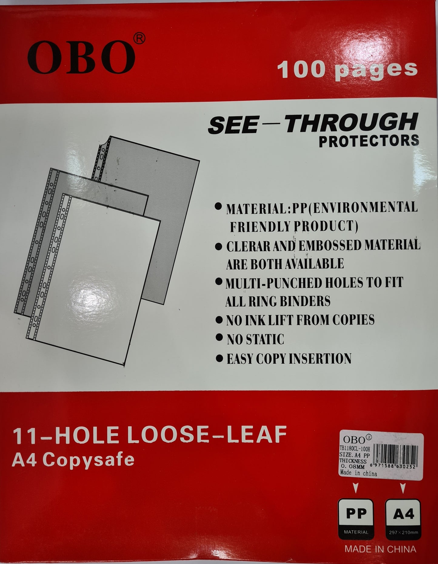 OBO REINFORCEMENT POCKET