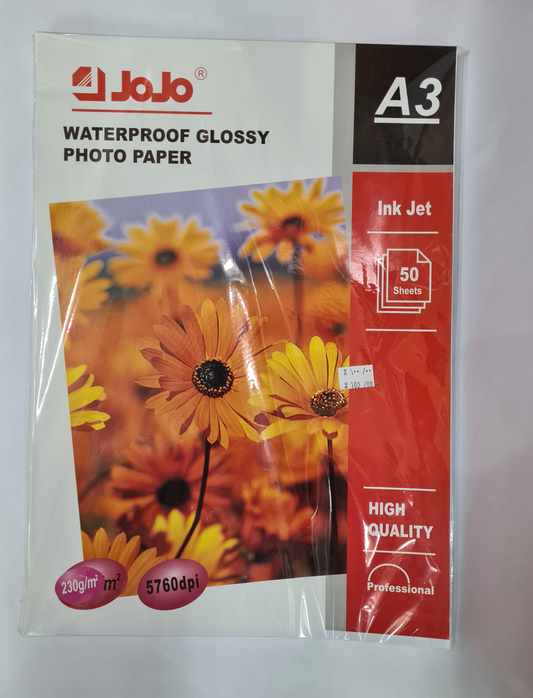 PHOTO PAPER A3 SIZE 230 GSM 50 SHEETS