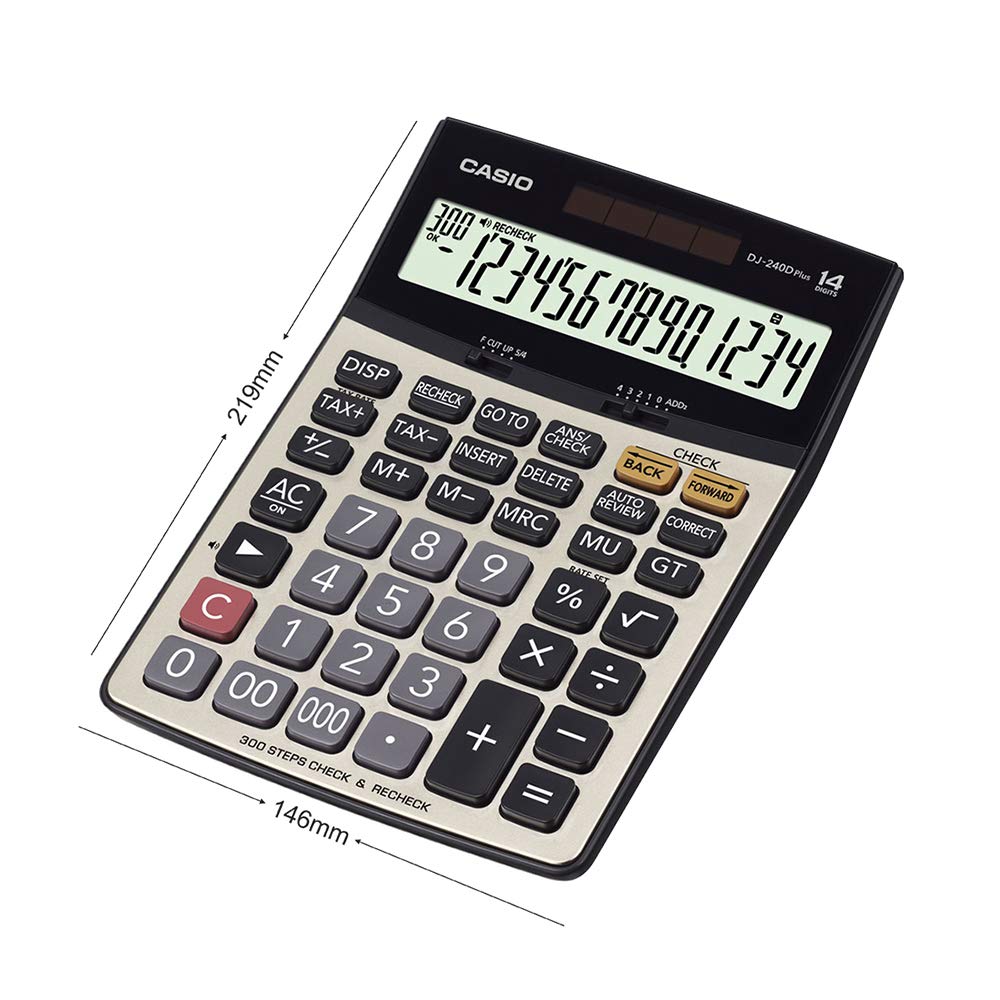 CASIO CALCULATOR DJ 240D PLUS