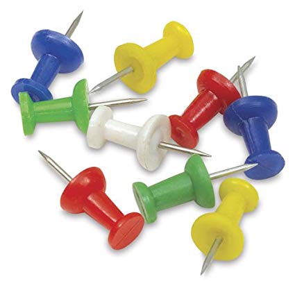 Push Pin Assorted (Spool Shaped Pin)