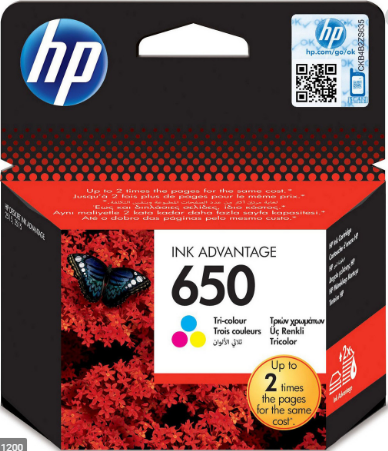 HP CARTRIDGE 650 (COLOR)