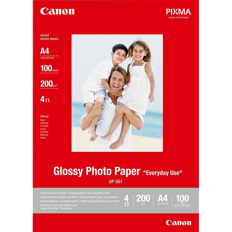 CANON GLOSSY PHOTOPAPER A4 (200 GSM) (100 SHEETS)