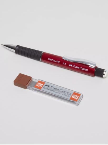 Faber-Castell Automatic Pencil 0.5 mm with Refill Lead (12 Leads)