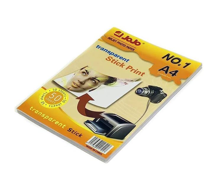 Jojo Transparent Stick Print (50 Sheets)